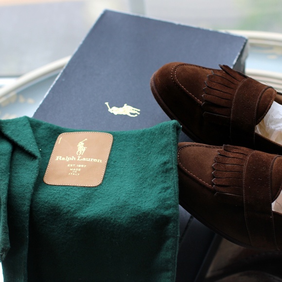 Ralph Lauren Suede Fringe Loafer - Picture 3 of 8